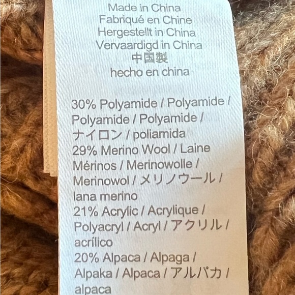 J.CREW RELAXED TURTLENECK PONCHO - Picture 8 of 9